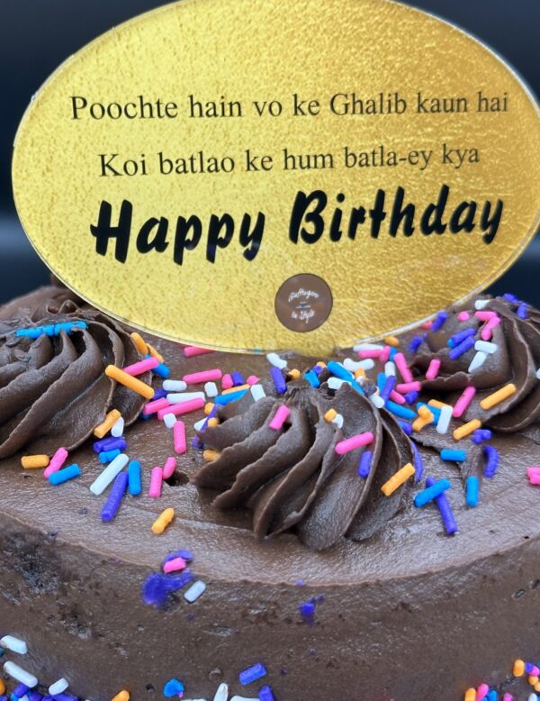 BIRTHDAY CAKE TOPPER-GHALIB - Image 2