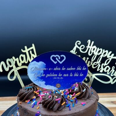 ANNIV'SARY CAKE TOP'R-BLUE